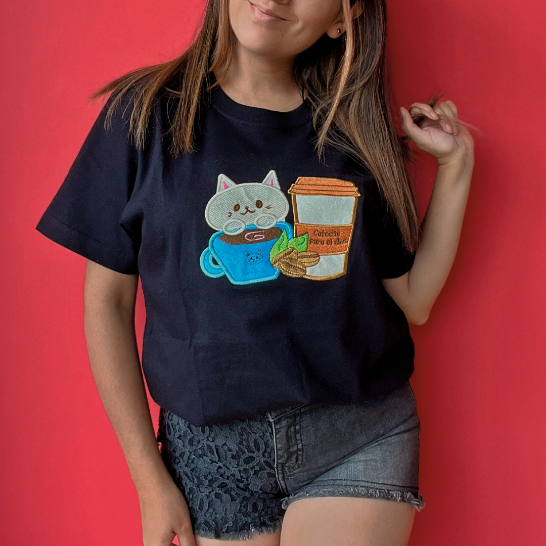 Camiseta "Equipo Café" (bordado)