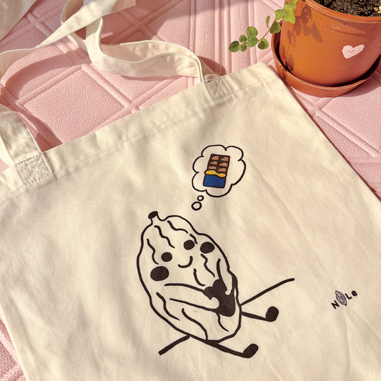 Totebag Canva "Cacao tres"