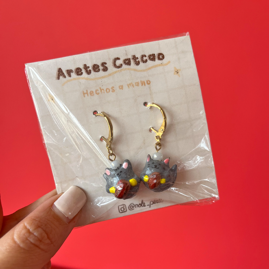 Aretes "Catcao por siempre"