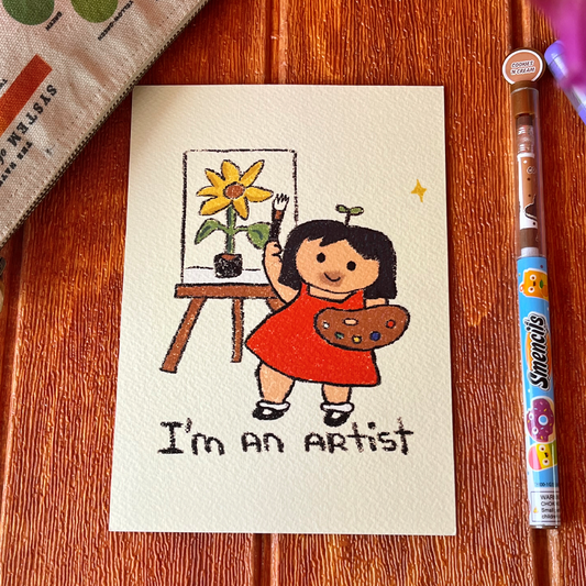 Print A5 "I´m an artist"