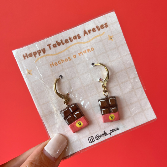 Aretes "Joyeux Chocolat"