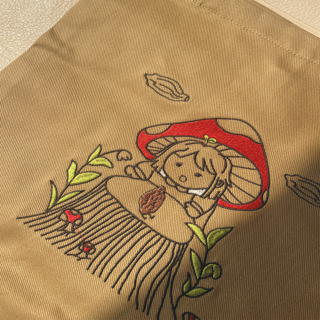 Totebag Beige "Cacao en el bosque"